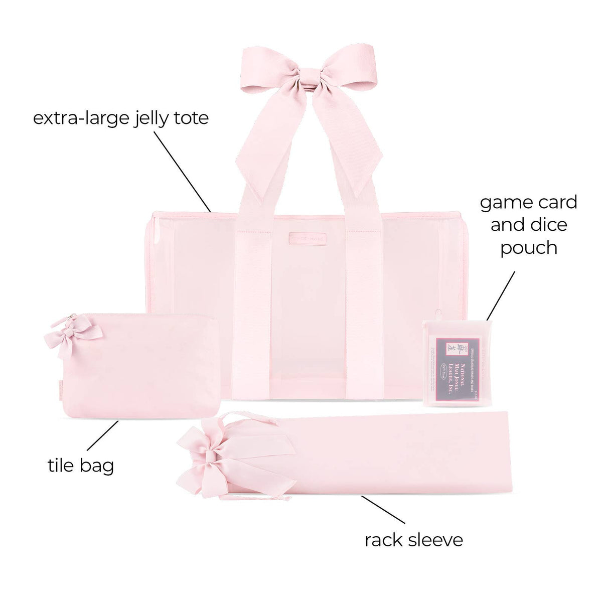 Case-Mate Mahjong Jelly Tote Set