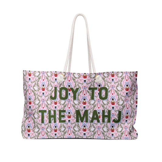 PRE-ORDER: Joy to the Mahj Holiday Mahjong Bag in Nutcracker