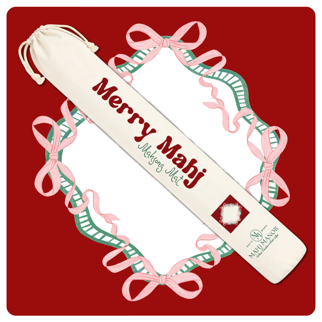 Merry Mahj Christmas Mahjong Mat