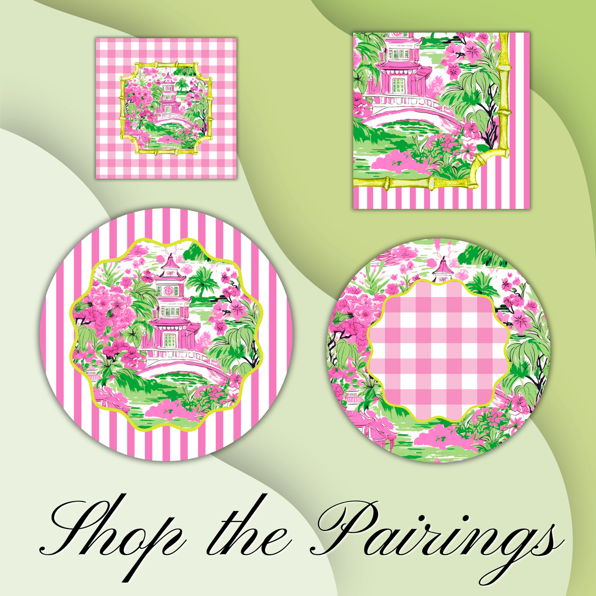 Mahjong Cocktail Napkins
