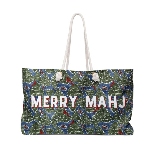 PRE-ORDER: Merry Mahj Holiday Mahjong Bag in Merrywood