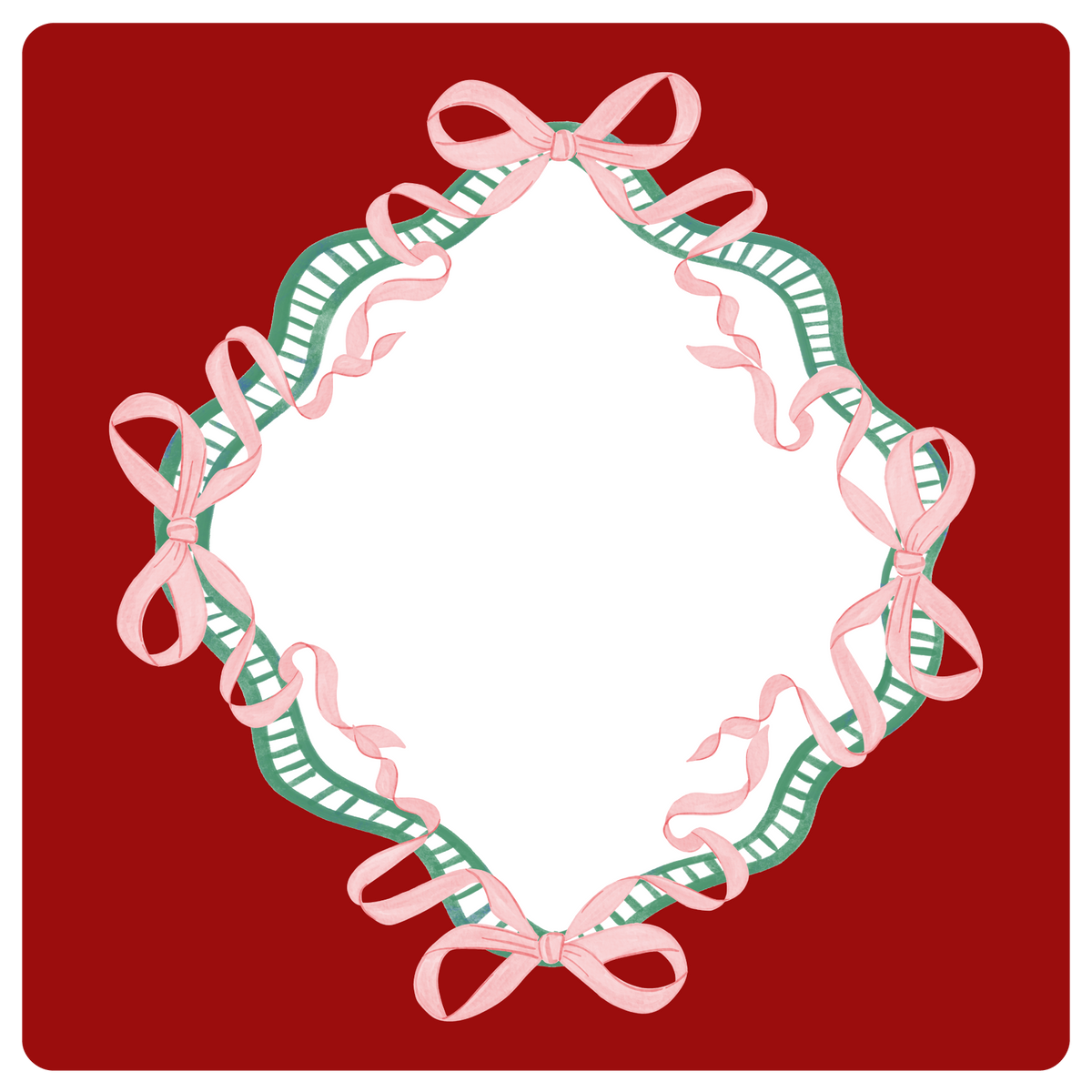Merry Mahj Christmas Mahjong Mat